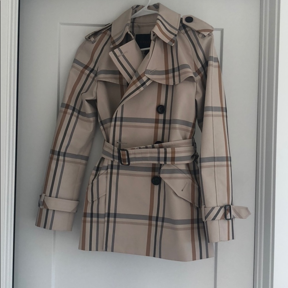 Coach Short Trench Coat.